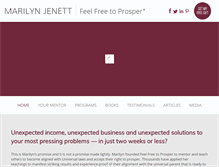 Tablet Screenshot of feelfreetoprosper.com